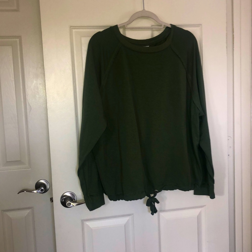 Navy Green Sweater